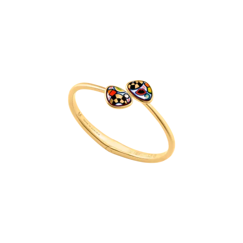 Photo présentant l’intégralité de la FREY WILLE Bracelet Pebble Hommage À Hundertwasser