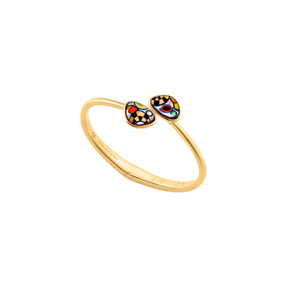 Photo présentant l’intégralité de la FREY WILLE Bracelet Pebble Hommage À Hundertwasser