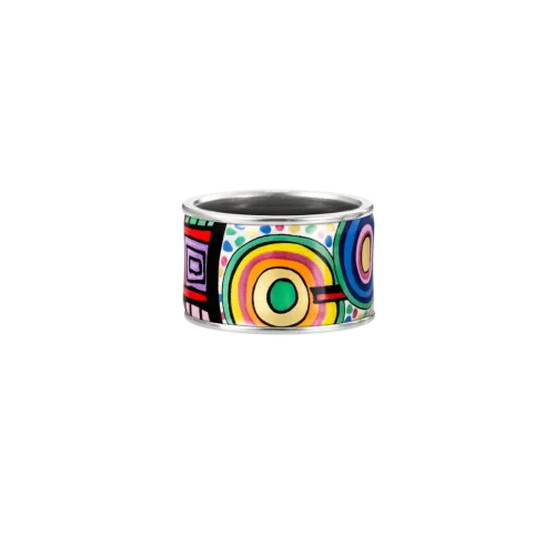 Photo présentant l’intégralité de la FREYWILLE Bague Diva Hommage À Hundertwasser