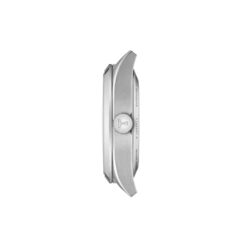 Photo montrant l'intégralité de la montre Montre Tissot Gentleman 38mm Cadran Bleu Bracelet Argenté