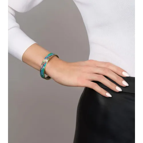 FREYWILLE BRACELET CERCLÉ MISS HOMMAGE À ALPHONSE MUCHA PAPILLON