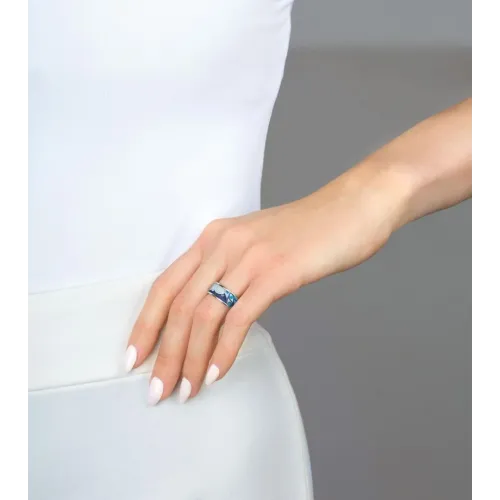 FREYWILLE BAGUE MISS HOMMAGE À GUSTAV KLIMT NIXE AQUA