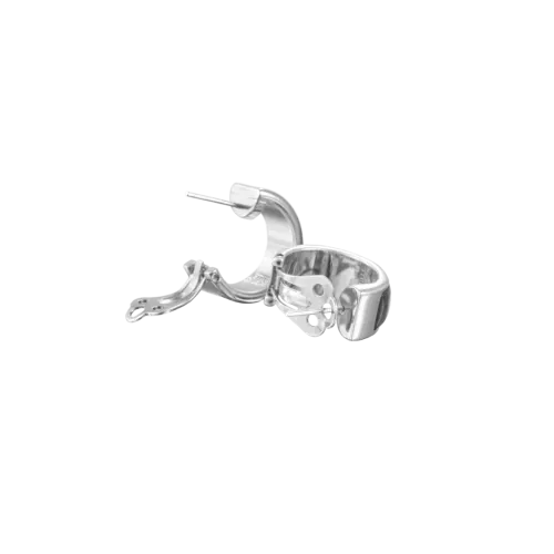 FREYWILLE BOUCLES D’OREILLES MINI-CRÉOLES HOMMAGE À GUSTAV KLIMT NIXE AQUA