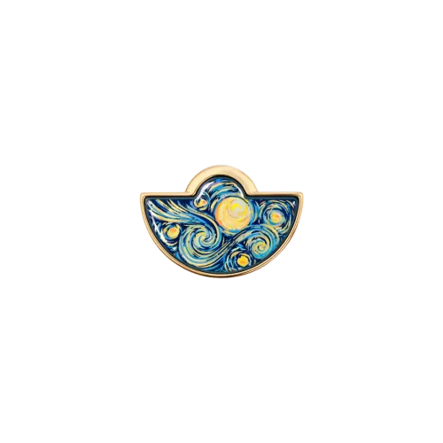 FREYWILLE PENDENTIF DEMI-LUNE HOMMAGE À VINCENT VAN GOGH ÉTERNITÉ