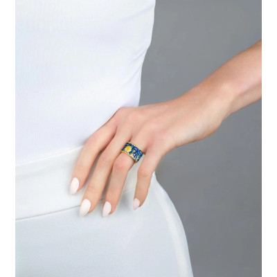 FREYWILLE BAGUE DIVA HOMMAGE À VINCENT VAN GOGH ÉTERNITÉ