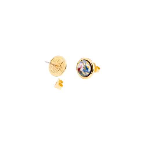 FREYWILLE BOUCLES D’OREILLES CABOCHON HOMMAGE À CLAUDE MONET ORANGERIE