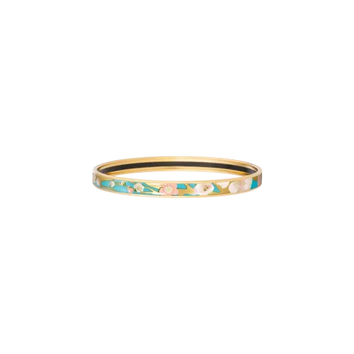 FREYWILLE BRACELET CERCLÉ ULTRA HOMMAGE À VINCENT VAN GOGH L’AMANDIER TURQUOISE