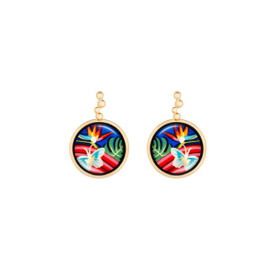 BOUCLES DOREILLES ELIZA HOMMAGE A FRIDA KAHLO VIVA LA VIDA