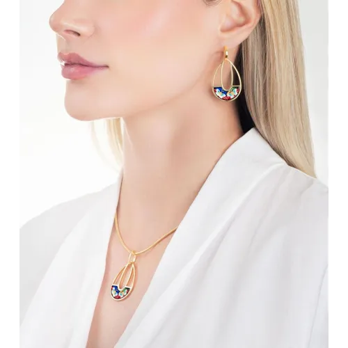 BOUCLES D’OREILLES SANTORIN HOMMAGE A FRIDA KAHLO VIVA LA VIDA