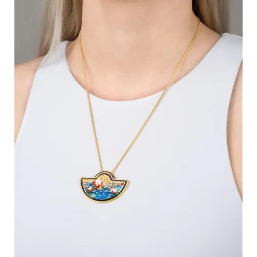 FREYWILLE PENDENTIF DEMI-LUNE HOMMAGE À CLAUDE MONET ORANGERIE