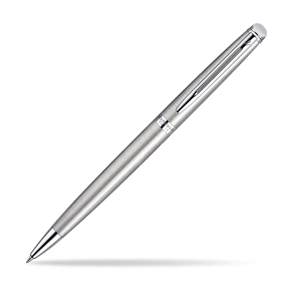 Photo montrant la silhouette complète du Waterman Hémisphère Stainless Steel CT Stylo à Bille.