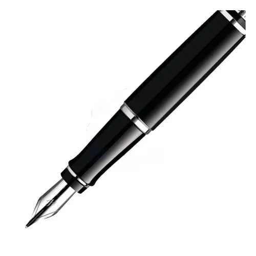 Photo montrant la silhouette complète du Waterman Expert Black CT stylo-plume.