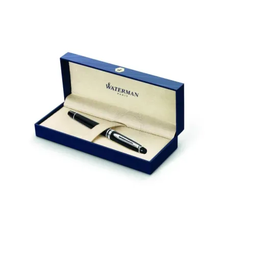 Photo montrant la silhouette complète du Waterman Expert Black CT stylo-plume.