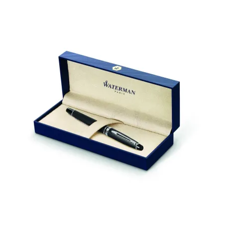 Photo montrant la silhouette complète du Waterman Expert Matt Black CT stylo-plume.