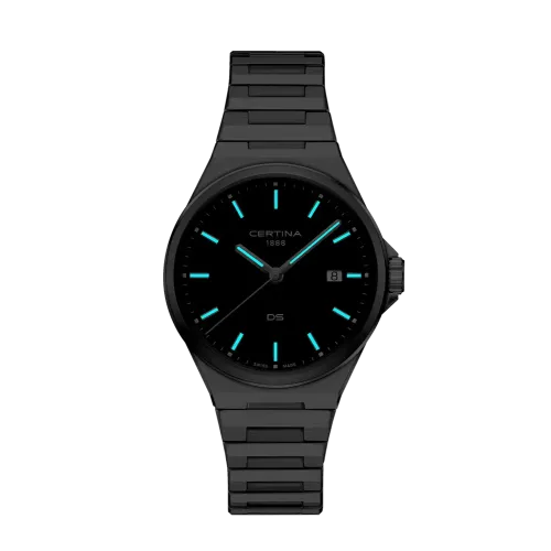 MONTRE CERTINA DS-7 QUARTZ CADRAN VERT BRACELET MÉTAL