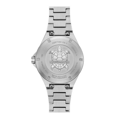 MONTRE CERTINA DS-7 QUARTZ CADRAN VERT BRACELET MÉTAL