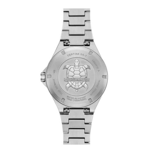 MONTRE CERTINA DS-7 QUARTZ CADRAN BLEU BRACELET MÉTAL