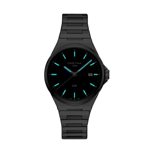 MONTRE CERTINA DS-7 QUARTZ CADRAN BLEU BRACELET MÉTAL