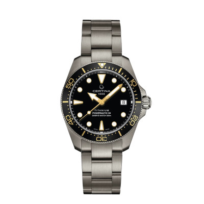 MONTRE CERTINA DS ACTION DIVER 38MM POWERMATIC TITANE NOIR