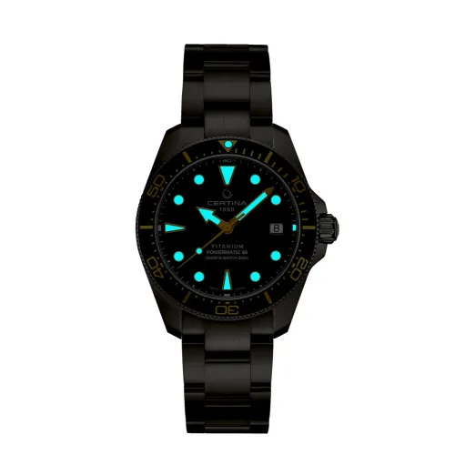 MONTRE CERTINA DS ACTION DIVER 38MM POWERMATIC ACIER VERT