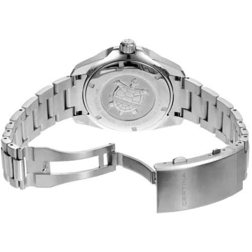 MONTRE CERTINA DS ACTION DIVER 43MM POWERMATIC 80 CADRAN NOIR BRACELET MÉTAL