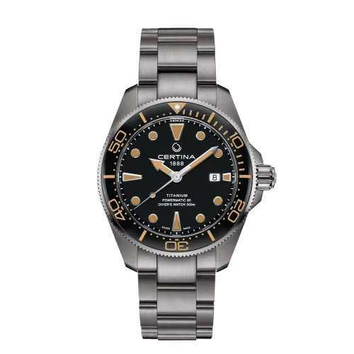 MONTRE CERTINA DS ACTION DIVER 43MM POWERMATIC 80 CADRAN BLEU BRACELET MÉTAL
