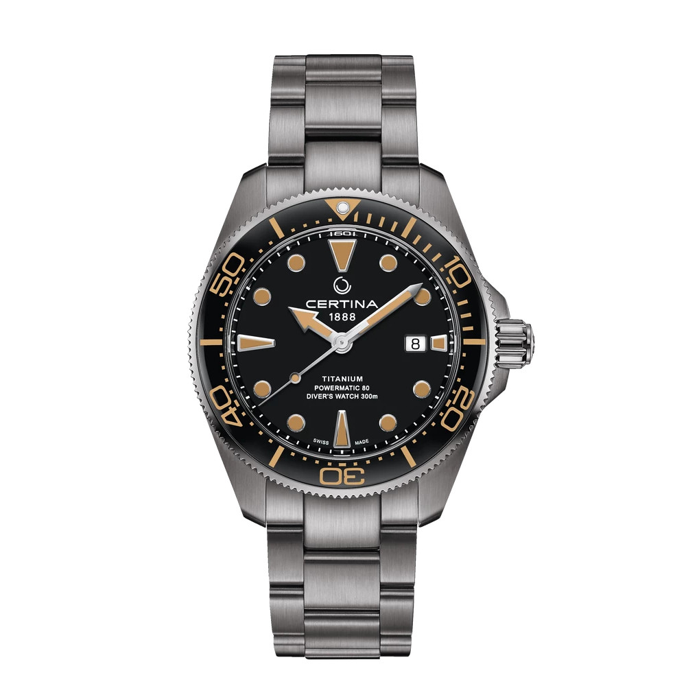 MONTRE CERTINA DS ACTION DIVER 43MM POWERMATIC 80 CADRAN BLEU BRACELET MÉTAL
