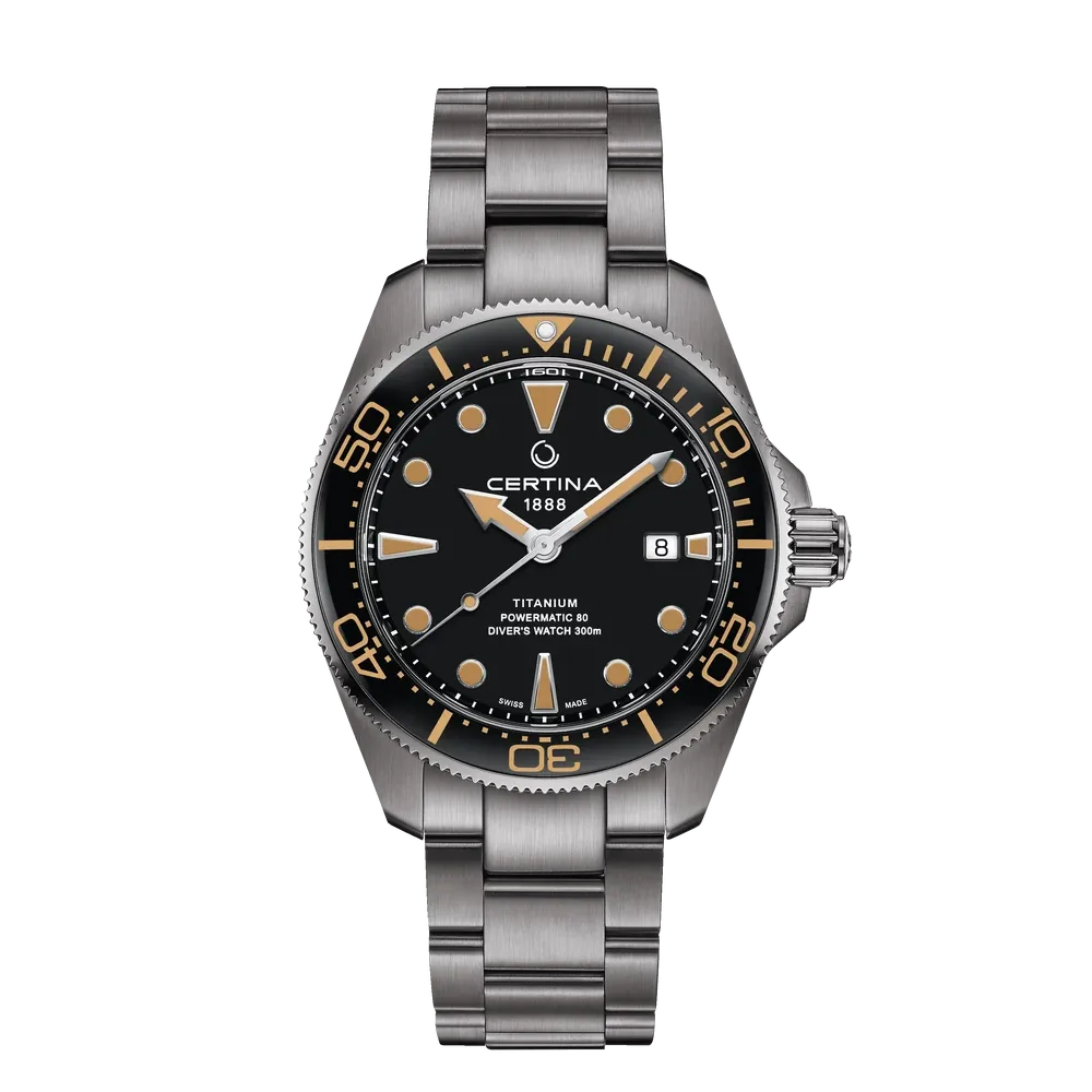 MONTRE CERTINA DS ACTION DIVER 43MM POWERMATIC 80 CADRAN BLEU BRACELET MÉTAL