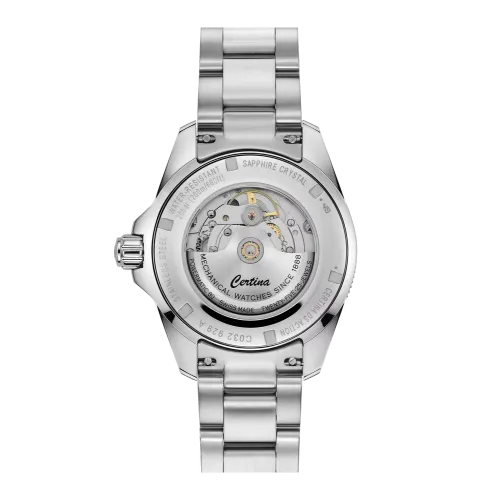 MONTRE CERTINA DS ACTION GMT POWERMATIC 80 CADRAN BLEU BRACELET ACIER
