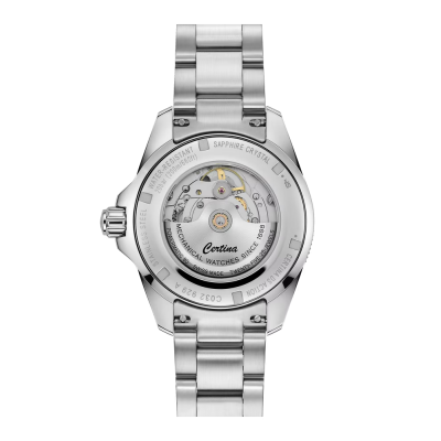 MONTRE CERTINA DS ACTION GMT POWERMATIC 80 CADRAN BLEU BRACELET ACIER