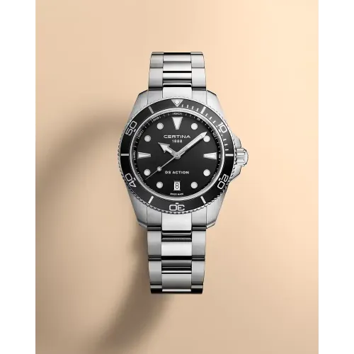 MONTRE CERTINA DS ACTION 40MM CADRAN NOIR