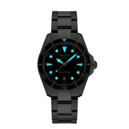 MONTRE CERTINA DS ACTION 40MM CADRAN NOIR