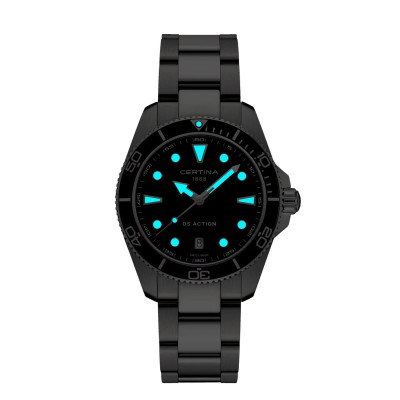 MONTRE CERTINA DS ACTION 40MM CADRAN NOIR