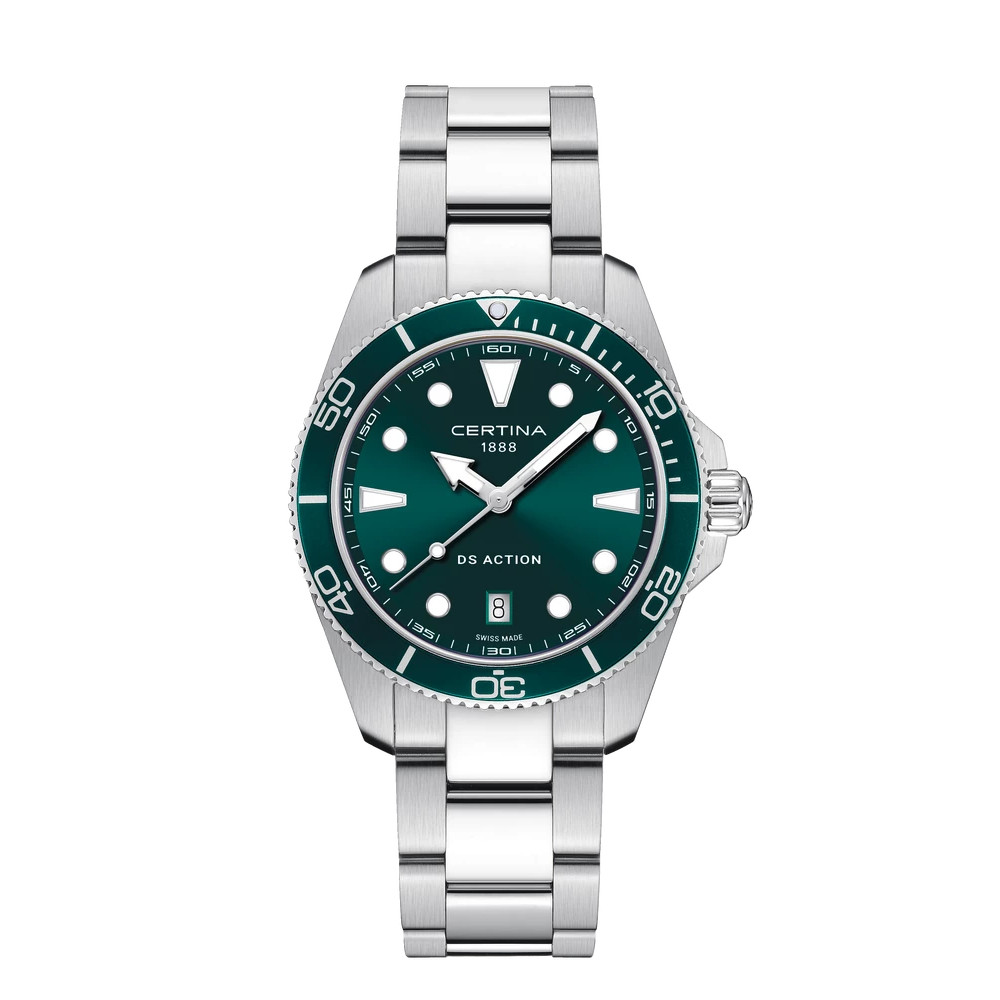 MONTRE CERTINA DS ACTION 40MM CADRAN VERT