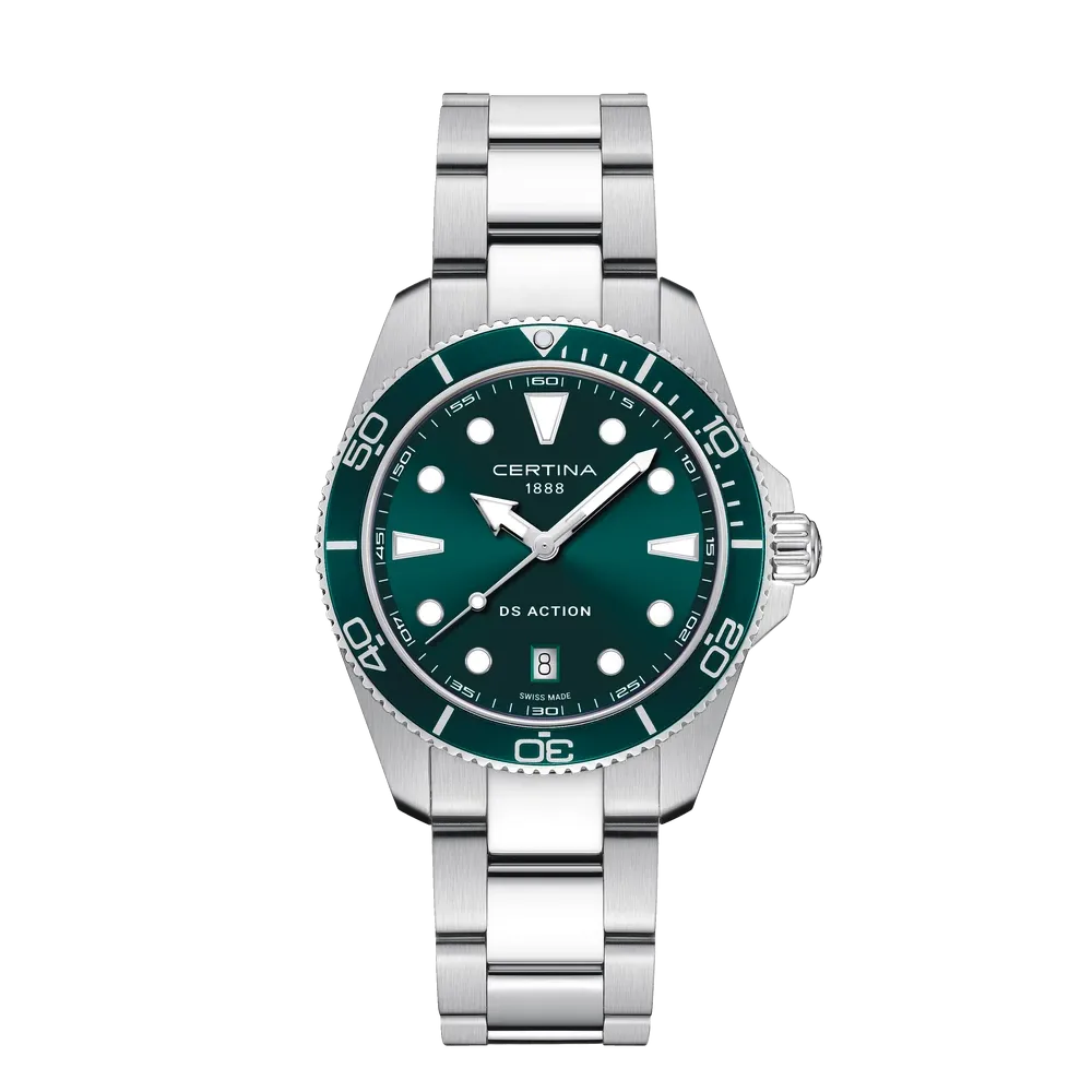 MONTRE CERTINA DS ACTION 40MM CADRAN VERT