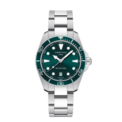 MONTRE CERTINA DS ACTION 40MM CADRAN VERT
