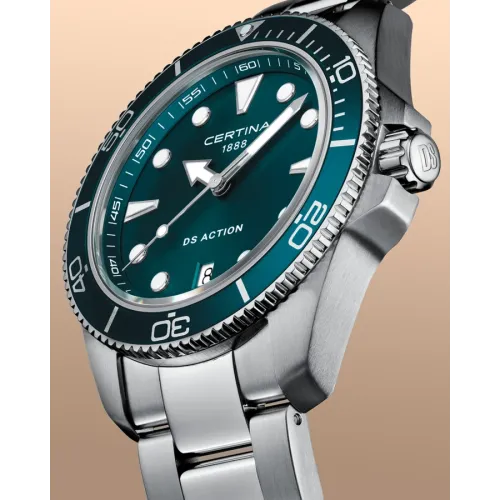 MONTRE CERTINA DS ACTION 40MM CADRAN VERT