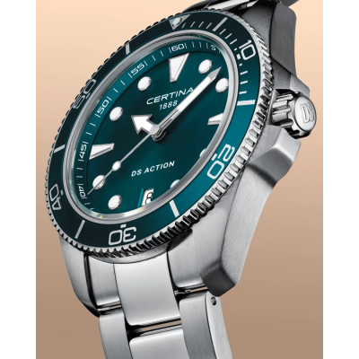 MONTRE CERTINA DS ACTION 40MM CADRAN VERT