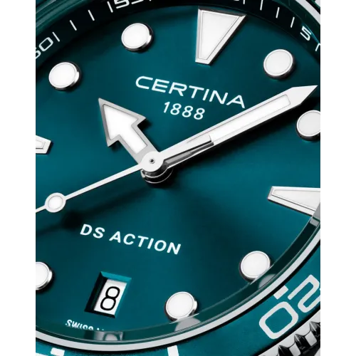 MONTRE CERTINA DS ACTION 40MM CADRAN VERT