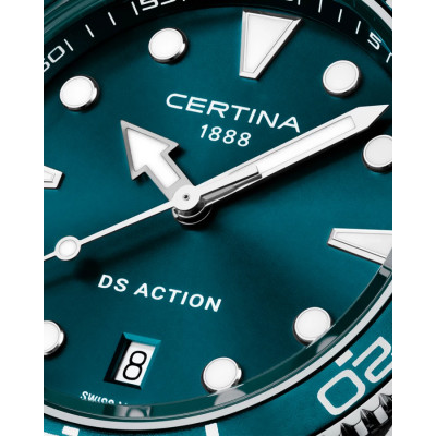 MONTRE CERTINA DS ACTION 40MM CADRAN VERT
