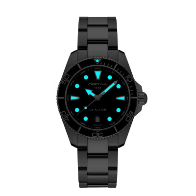 MONTRE CERTINA DS ACTION 40MM CADRAN VERT