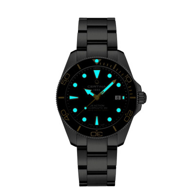 MONTRE CERTINA DS ACTION DIVER 40.5MM POWERMATIC 80 CADRAN NOIR