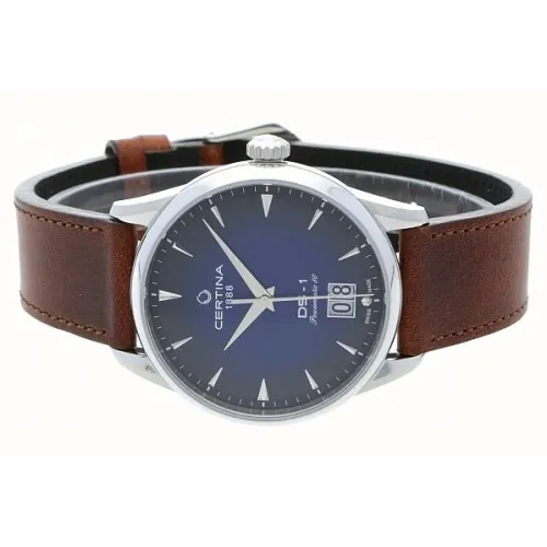 MONTRE CERTINA MONTRE AUTOMATIQUE HOMME DS-1 BLEU FONCÉ