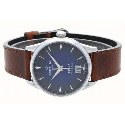 MONTRE CERTINA MONTRE AUTOMATIQUE HOMME DS-1 BLEU FONCÉ