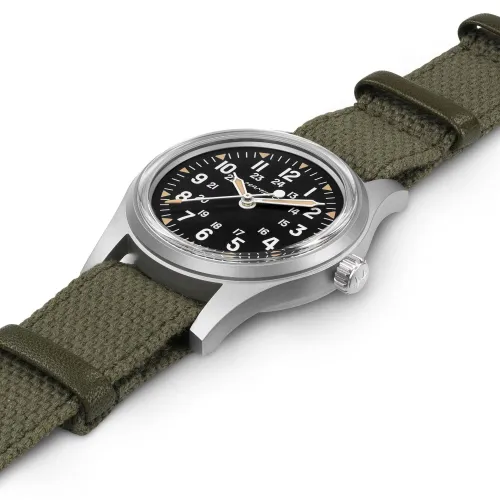 Photo montrant l’intégralité de la Montre Hamilton Khaki Field Mechanical 36 mm