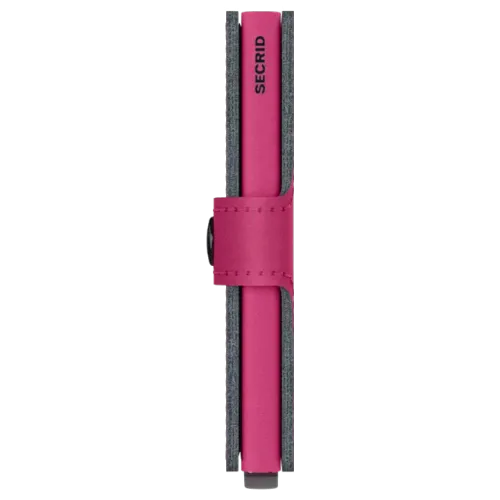 Photo intégrale montrant l’intégralité de l’accessoire SECRID Miniwallet Yard Fuchsia