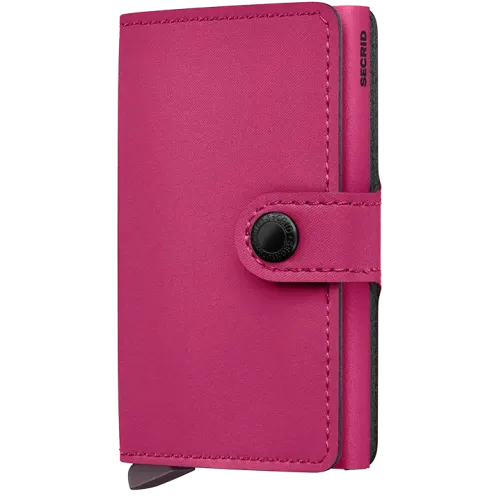 Photo intégrale montrant l’intégralité de l’accessoire SECRID Miniwallet Yard Fuchsia