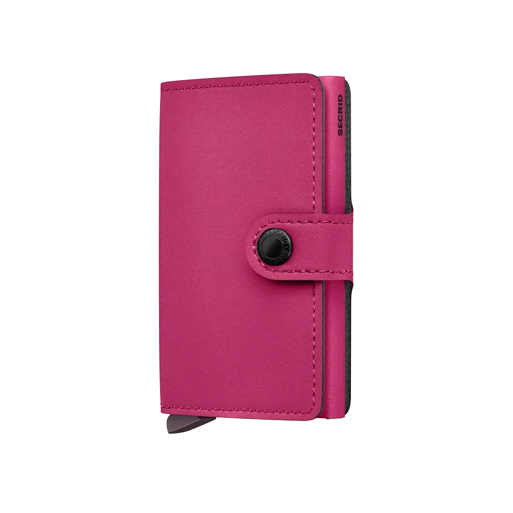 Photo intégrale montrant l’intégralité de l’accessoire SECRID Miniwallet Yard Fuchsia