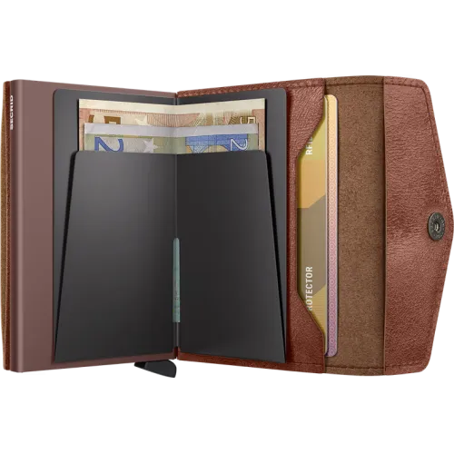 SECRID ENVELOPPE WALLET VINTAGE COGNAC
