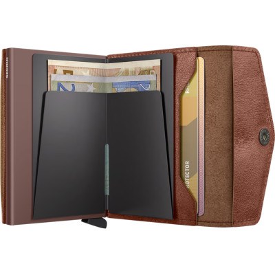 SECRID ENVELOPPE WALLET VINTAGE COGNAC